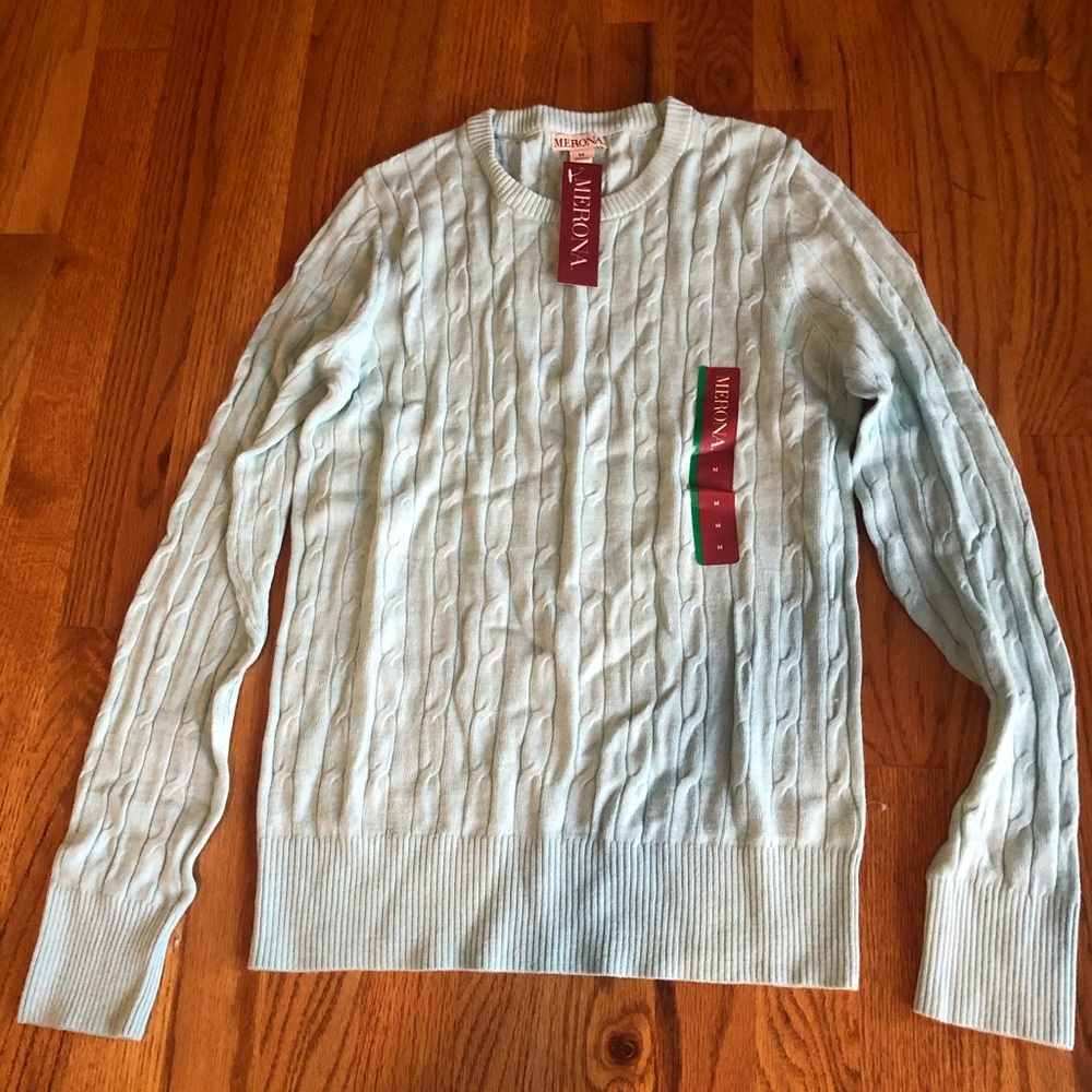 Sea foam green NWT size Medium sweater
